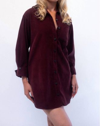 Starkx Cora Mini Dress In Port
