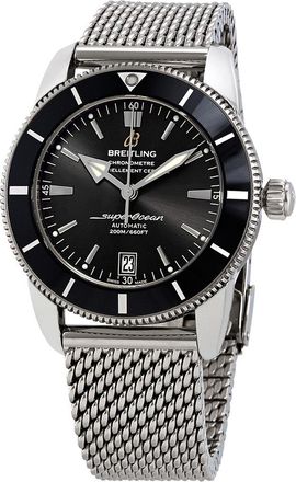 Breitling Pre-owned Breitling Superocean Heritage II Automatic Chronometer Black Dial Mens Watch AB2010121B1A1