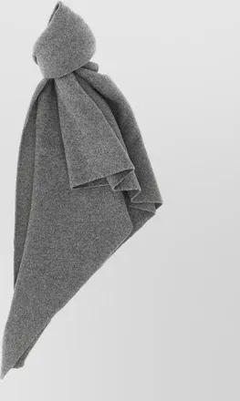 Nude cashmere knitted scarf