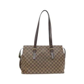 Louis Vuitton Pre-owned Shoulder Bags, female, Brown, Size: ONE SIZE Pre-owned Damier Shoulder Bag N51119