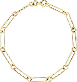 Bony Levy Ofira 14K Gold Alternating Link Bracelet in Yellow Gold at Nordstrom, Size 7