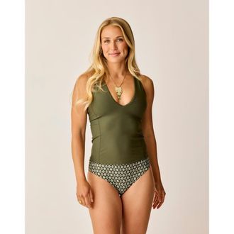 Carve Designs Serenity Compression Tankini in Dark Fir at Nordstrom, Size Xx-Small