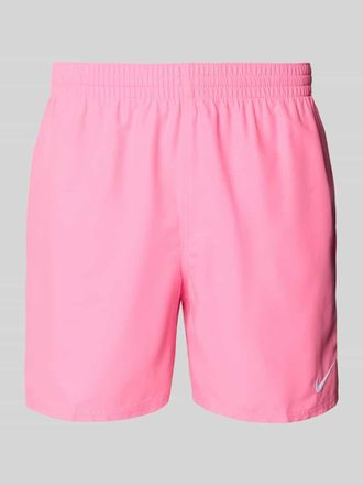 Nike Badeshorts mit Logo-Stitching und Eingrifftaschen in Pink, Gr&ouml;&szlig;e XXL