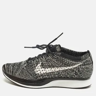 Nike Nike X Sacai White/black Knit Fabric Racer Oreo 2 Lace Up Sneakers