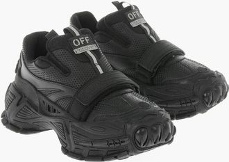 Off-white Leather and Fabric Slip-On Sneakers GLOVE in Solid Color size 39