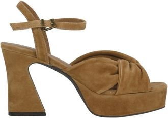 Ash Beige Opus Braided Heeled Sandals