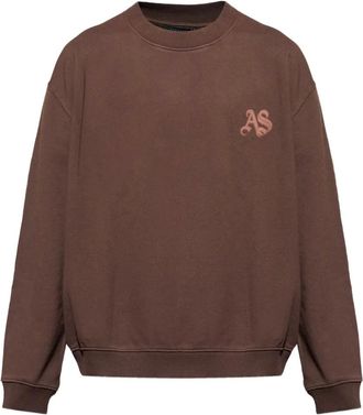 AllSaints Felpa Icon girocollo - Marrone