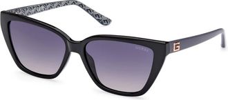 Guess Gu 7919 Zonnebril - Dames - Zonnebrillen - Zwart - 58 MM - Accessoires