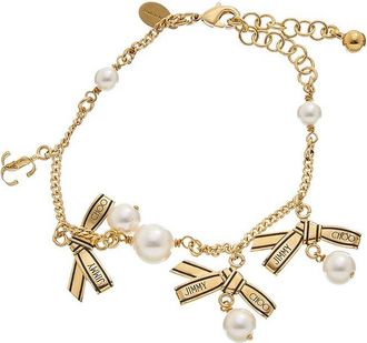 Jimmy Choo London Ribbon Charm Bracelet
