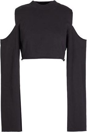8 by YOOX ORGANIC COTTON SHOULDER CUT-OUT SWEATSHIRT