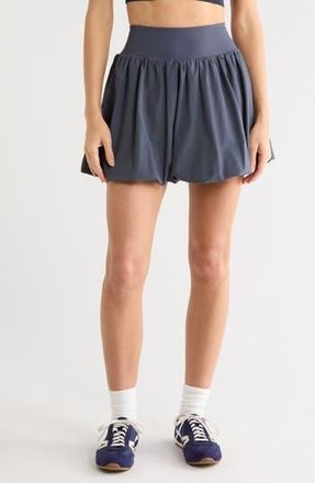 Zella High Spirits Bubble Hem Skirt in Navy Armada at Nordstrom Rack, Size X-Small
