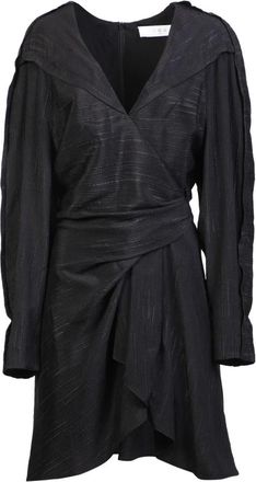 Iro Elegante Zwarte Jurk - Dames - Korte kleedjes - Zwart - S - Kleedjes