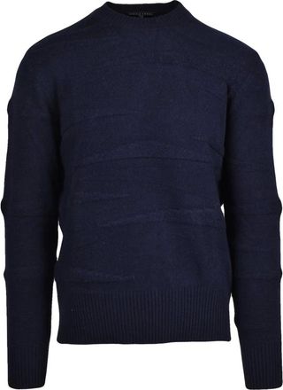 Daniele Fiesoli Truien & Vesten, Heren, Blauw, M, Wol, Maglione Girocollo