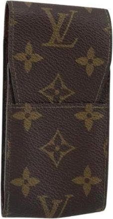 Louis Vuitton Pre-owned Accessories, female, Brown, Size: ONE SIZE Pre-owned Canvas Home-Office