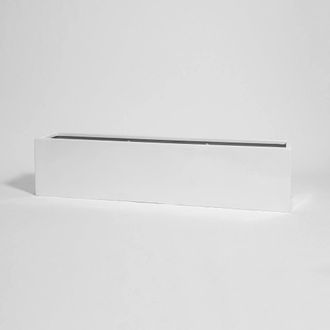 PRIMROSE White Gloss Polystone Rectangular Trough Planter 150cm