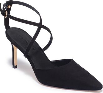 Bernardo Yazmin Pointed Toe Pump in Black Kid Suede at Nordstrom Rack, Size 7.5