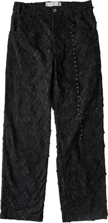 Song for the Mute Pantaloni con lavorazione in rilievo - Nero