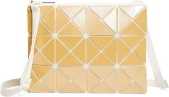 Bao Bao Issey Miyake Lucent Metallic Crossbody Bag in Ocher at Nordstrom