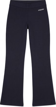 Freddy Leggings flare in felpa elasticizzata effetto seta