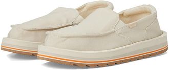 Sanuk Donna Mesa Womens Flat Shoes Brown Rice : 10 B - Medium, Cotton/Hemp