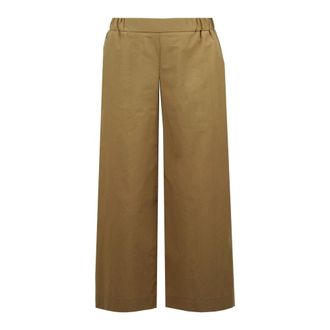 ottod'Ame Wide Trousers, female, Green, Size: S Pantalone Guenda