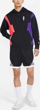 Nike Jordan Air Jordan Dri-FIT Zion Splicing Contrasting Colors Printing Knit Quick Dry Black DH0583-011