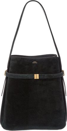 Toteme Belted Suede Bucket Bag