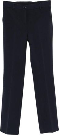 Twinset Rechte broek - Dames - Broeken - Blauw - Maat: M