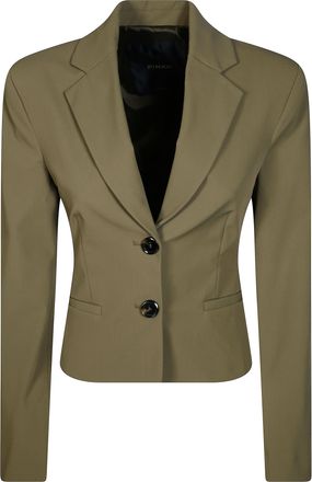 Pinko Teroldego Technical Cropped Tailored Jacket