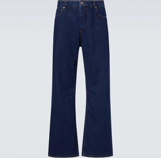 Ami Mid-rise wide-leg jeans