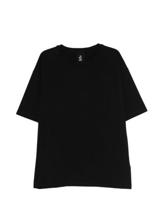 Thom Krom Black Round Neck Printed T-Shirt