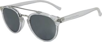 Remo Tulliani Trust Sunglasses In Clear Ice/mirror Lens
