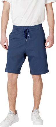 Replay Korte Broeken, Heren, Blauw, M, Katoen, Bermuda Shorts