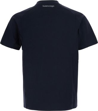 Balenciaga Mens Crew Neck T-Shirt Black T-Shirts And Polos