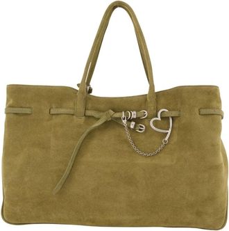 Marge Sherwood Grandma Used XL Shopper Bag - Dames - Handtassen - Groen - ONE Size - Su&egrave;de - Tassen