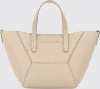 Brunello Cucinelli Borsa a mano BC Duo tote in pelle a grana Brunello Cucinelli