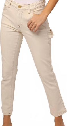 Dear John Denim Blaire Straight Jean In Wheat