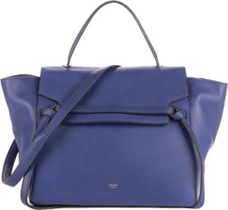 Celine top-handle tote bag - women - Calf Leather - One Size - Blue