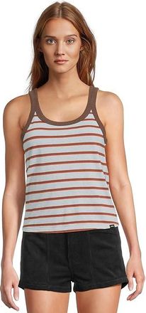 Prana Cozy Up Scoop Tank Top Womens Clothing Saltwater Stripe : LG (Womens 12-14), Hemp/Lyocell/Polyester