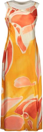 Desigual Arancione Polyester Woman Womens Dress
