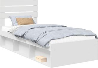 vidaXL Estructura De Cama 75 X 190 Cm Madera De Pino Macizo Vidaxl