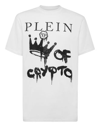 Philipp Plein T-shirt Round Neck SS with Crystals