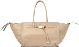 Benedetta Bruzziches Tote Bags, female, Beige, Size: ONE SIZE Mame Weekend Leather Bag
