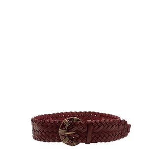 BA&SH Dames, Accessoires, Rood, Maat: 80 CM Leer