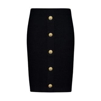 Balmain Mujer, Faldas, Negro, Talla: XL