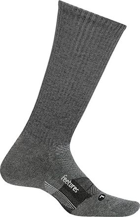 Feetures Merino 10 Cushion Crew Crew Cut Socks Shoes Gray 1 : MD (US Mens Shoe 6-8.5 - Womens Shoe 7-9.5), Wool/Tencel/Spandex