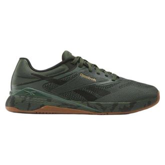 Reebok Unisex Nano X5 Sneaker, GRIT Green/Black/Khaki Brown, 9.5 UK
