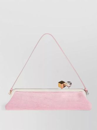 Jacquemus la pochette salon leather clutch bag