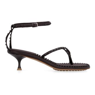 Bottega Veneta High Heel Sandals, female, Brown, 3 1/2 UK, Lagoon Bubble Sandals