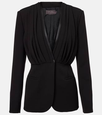 Max Mara Gradi draped crepe jacket